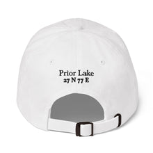 Load image into Gallery viewer, Candy Cove Prior Lake Coordinates Dad Hat