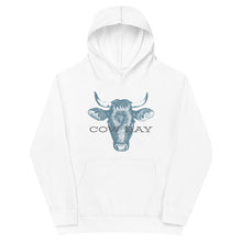 Load image into Gallery viewer, Kiddos Cow Bay Hoodie