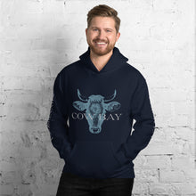 Load image into Gallery viewer, No Bull Cow Bay Hoodie-printed sleeves