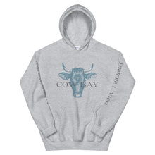 Load image into Gallery viewer, No Bull Cow Bay Hoodie-printed sleeves