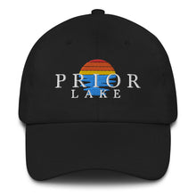 Load image into Gallery viewer, Prior Lake Black Dad hat
