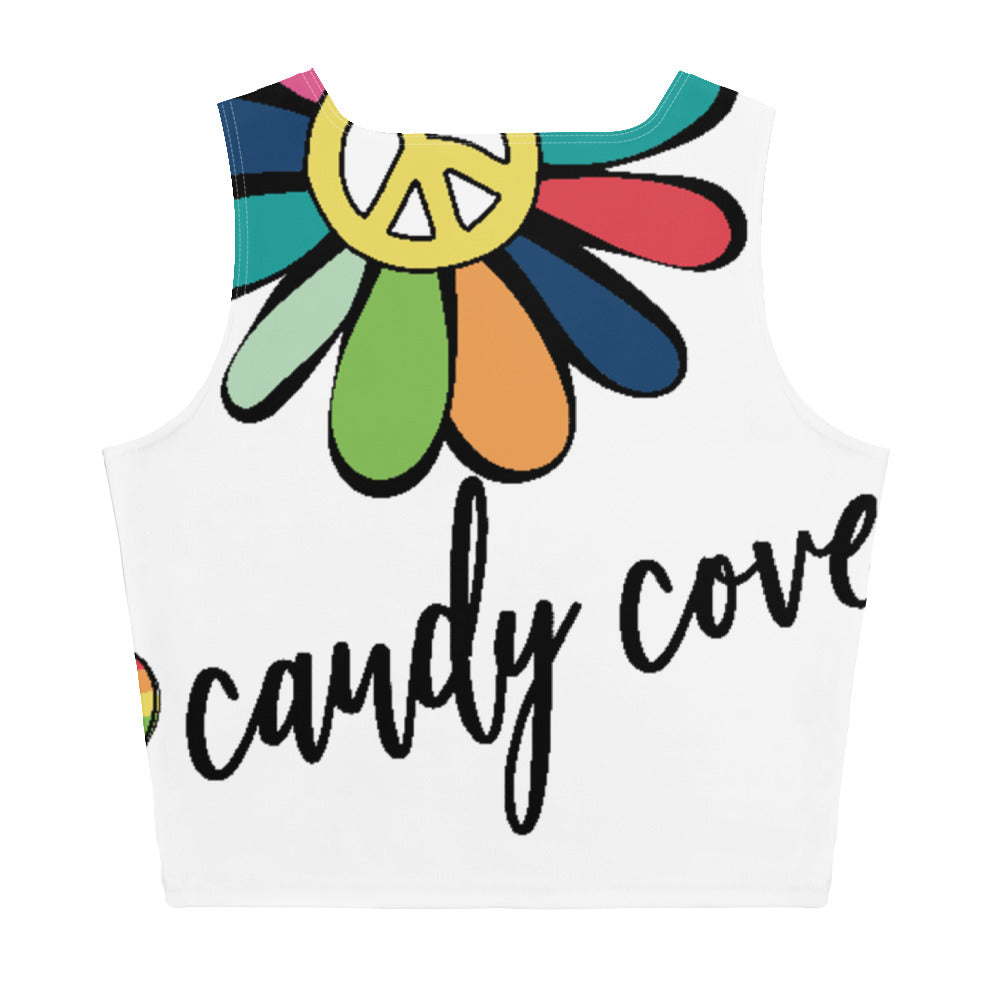 Candy Cove Peace and Love Crop Top