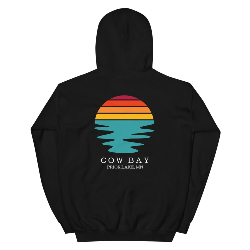 Cow Bay Sunset Hoodie